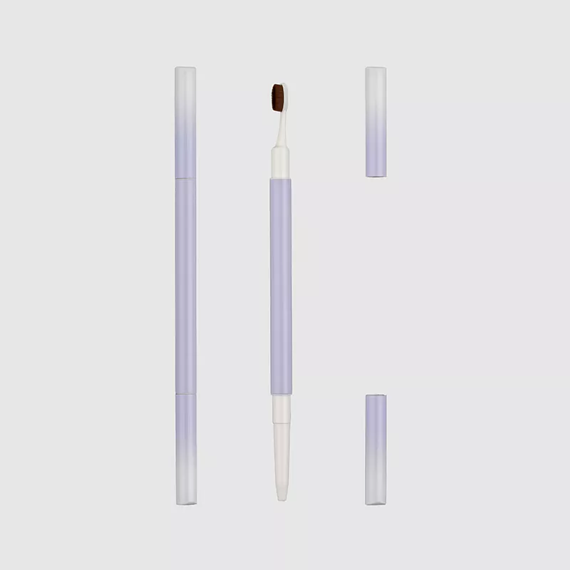 Aluminium Dual-ended Brow Pen med præcision Rund Tip Packaging